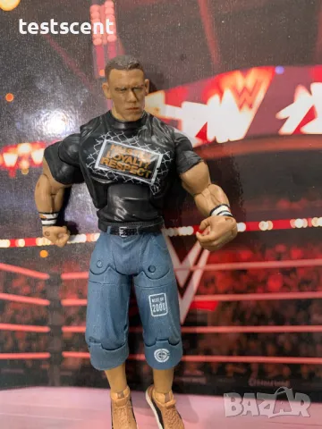 Екшън фигура WWE John Cena Джон Сина Jakks Pacific Deluxe Aggression Bulldog figure играчка played, снимка 4 - Колекции - 48831152