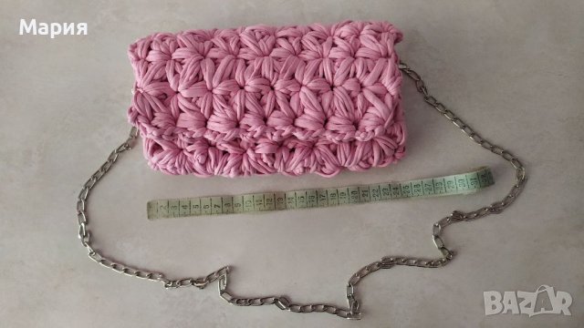 Ръчно плетена дамска чанта, снимка 4 - Чанти - 40131893