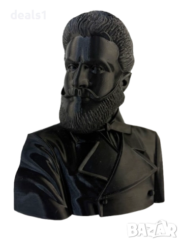3D Print Уникална декоративна фигура бюст на Христо Ботев