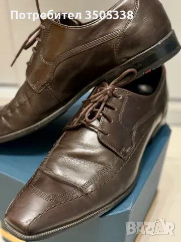 Елегантни мъжки обувки на Lloyd в кафяво, естествена кожа, с връзки , снимка 3 - Официални обувки - 47993639