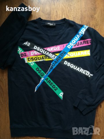 DSQUARED2 con logo - страхотна мъжка блуза 2ХЛ, снимка 5 - Спортни дрехи, екипи - 44534211