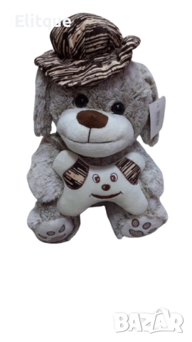 Атрактивна плюшена играчка Кученце 30см