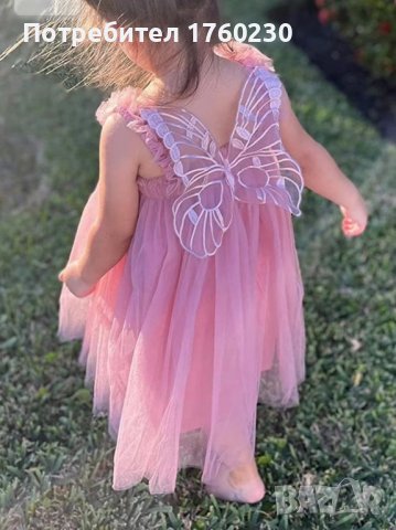 Детска рокличка с гръб пеперуда , снимка 8 - Детски рокли и поли - 44325554