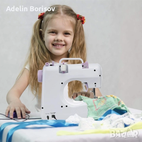 Мини шевна машина с 12 различни вида шевове SM-505A, снимка 2 - Други - 53451229