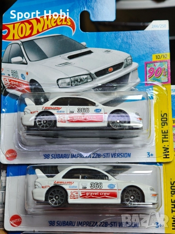 Hot wheels Honda Subaru , снимка 2 - Колекции - 52660288
