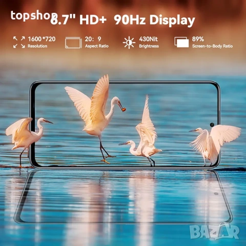 Смартфон OUKITEL C58 Pro 256GB памет и 24GB RAM Андроид 14  , снимка 3 - Други - 53844219