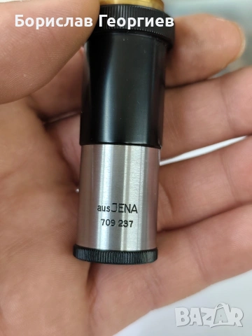 Обектив за микроскоп carl zeiss jena planachromat l 16x/0.20 ∞/0, снимка 3 - Лаборатория - 53492709