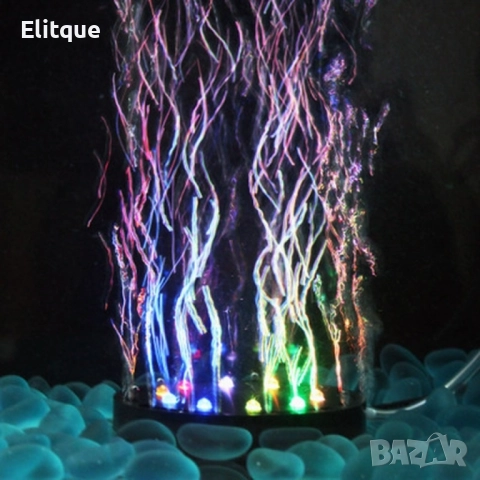 Водоустойчива LED лампа с режим за въздушни мехурчета за аквариум с рибки , снимка 6 - Лед осветление - 52904654