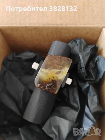 пръстен с кехлибар