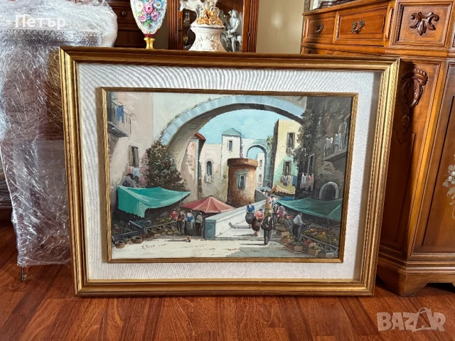 Старинни маслени картини, снимка 2 - Картини - 50693528