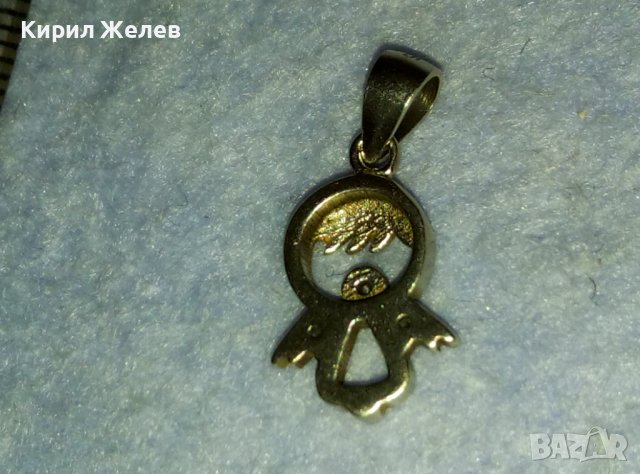 СРЕБЪРНА ФИГУРАЛНА АРТ ВИСУЛКА СРЕБРО 925 с ФАСЕТИРАНО ИСКРЯЩО КРИСТАЛЧЕ 40134, снимка 11 - Колиета, медальони, синджири - 42475901