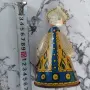 Ретро ламаринена играчка кукла „Аленушка“ – СССР, работеща, снимка 3