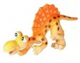 6 бр весели динозаври динозавър пластмасови фигурки играчки за игра и украса торта , снимка 2