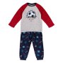 Зимна пижама за момчета, Футбол, Полар, 1 -2 г,  Многоцветна, снимка 1 - Бебешки пижами - 41734848