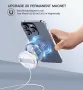 Комплект от 2 магнитни безжични зарядни устройства 15W Fast Mag-Safe със сгъваеми стойки, снимка 4