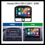 Honda CR-V_2 2001-2006 9” 2-DIN с Android 13, 4/64GB , снимка 2