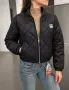 Miu Miu Стилно Преходно Яке Тип Бомбър С Джобове И Елегантен Дизайн - 2 Цвята Код I_44, снимка 2