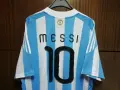 Argentina Lionel Messi Adidas оригинална тениска фланелка Аржентина Меси 2XL , снимка 4