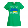 Дамска тениска PRAY FOR UKRAINE,Укркайна, против Войната, снимка 2