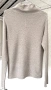 Луксозен бежов пуловер OUI 100% organic памук, снимка 8