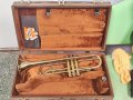 Holton Collegiate Bb Trumpet in Original Case /Made In USA/ Б-тромпет в оригинален куфар - готов , снимка 1