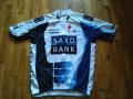 Колездачна тениска на Крафт маркова на тима Саксо банк размер Л, снимка 1 - Велосипеди - 42614817