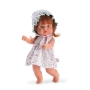 Кукла-бебе Чикита, с шапка и рокля на цветя, 20 см., Bomboncin, Asi 0117560, снимка 1