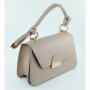Елегантна фешън чанта с авнгардни дръжки в модерни цветове, снимка 4