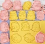 8 бр Капибара Capybara пластмасови разглобяеми резци форми фондан тесто бисквитки, снимка 3