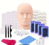 Комплект глава/манекен за миглопластика, снимка 1 - Аксесоари за коса - 44321271
