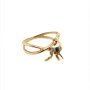 Златен дамски пръстен 1,90гр. размер:53 14кр. проба:585 модел:22363-1, снимка 3