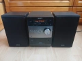 Аудио уредба Sony USB CD FM Aux с тонколони флашка диск радио, снимка 1
