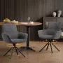 Комплект от 2 трапезни стола HOMCOM, въртящи се, снимка 6