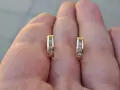 Дамски златни обеци със сертификат - 1,30 гр. / 585 / 14К, снимка 7