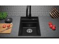 Кухненска Мивка от гранит модел Осло 40 Премиум 380 x 530 мм - Черна, снимка 8