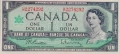  Канада 1 долар 1967 UNC, снимка 1
