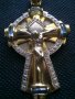 Мъжки златен кръст, снимка 1 - Колиета, медальони, синджири - 40147228
