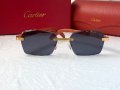 Cartier висок клас слънчеви очила Мъжки Дамски слънчеви с дървени дръжки, снимка 10