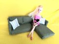мини диван за кукли Барби,  обзавеждане за къщи за кукли , снимка 4