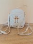 Нова бяла чанта за рамо с дръжка за ръка, снимка 1 - Чанти - 42112521