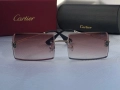 Cartier Мъжки слънчеви очила правоъгълни 3 цвята черни кафяви сини, снимка 8
