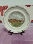 Порцеланова чиния сцена "на лов" , снимка 1