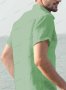 Мъжка лятна риза с къс ръкав, 6цвята - 023 , снимка 14