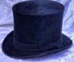 Черен бобър цилиндър Joshua Turner с оригинална кожена кутия, снимка 8