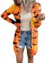 Модна дамска лека жилетка с щампа на Halloween, 6цвята - 023, снимка 3