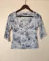 Нова воалена блузка М размер светло синя , снимка 1