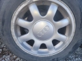 Audi A6 195/65/R15 Kleber зимни гуми с алуминиеви джанти, снимка 1