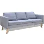 Комплект дивани, 2- и 3- местен, тапицерия от плат, светлосив Код P253, снимка 4