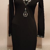Черна дълга официална рокля Sarah Connor р-р S/М , снимка 3 - Рокли - 37026127