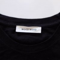 Тениска wood wood блуза потник фанела риза оригинална мъжка черна L, снимка 5 - Тениски - 41313388